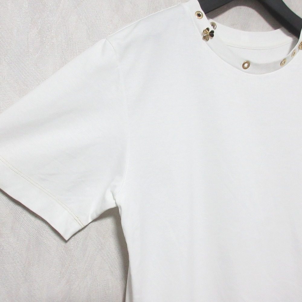 銀座マギー ハトメデザイン ショートスリーブTシャツ