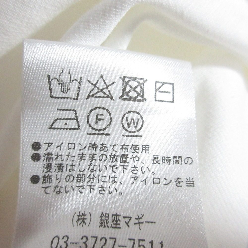 銀座マギー ハトメデザイン ショートスリーブTシャツ