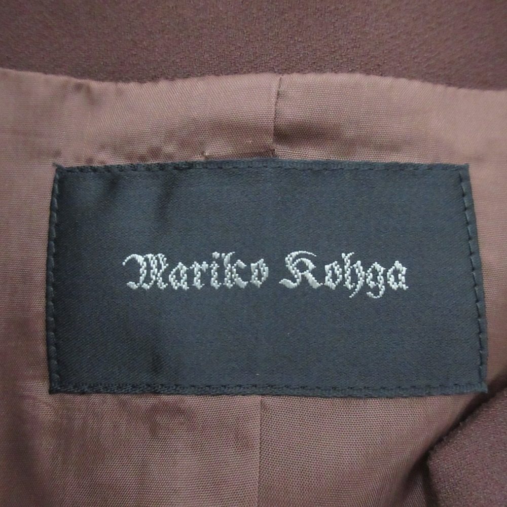MARIKO KOHGA ノー カラー ジャケット ドレス アンサンブル