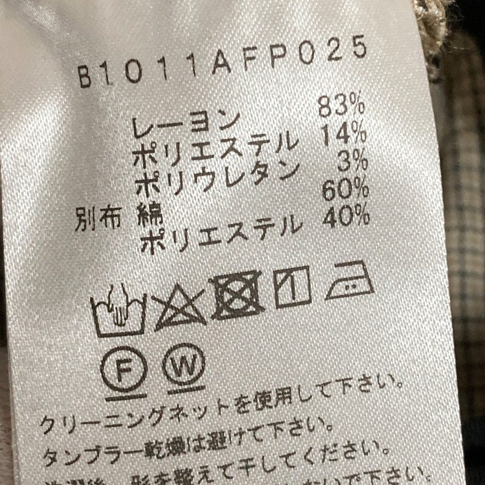 1er Arrondissement チェック パンツ