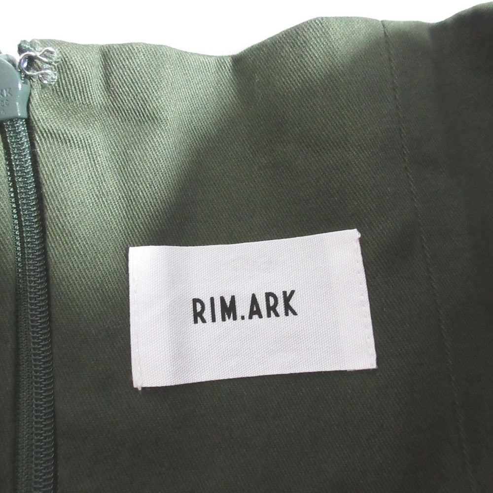 RIM.ARK レイヤードチノフレアロングスカート