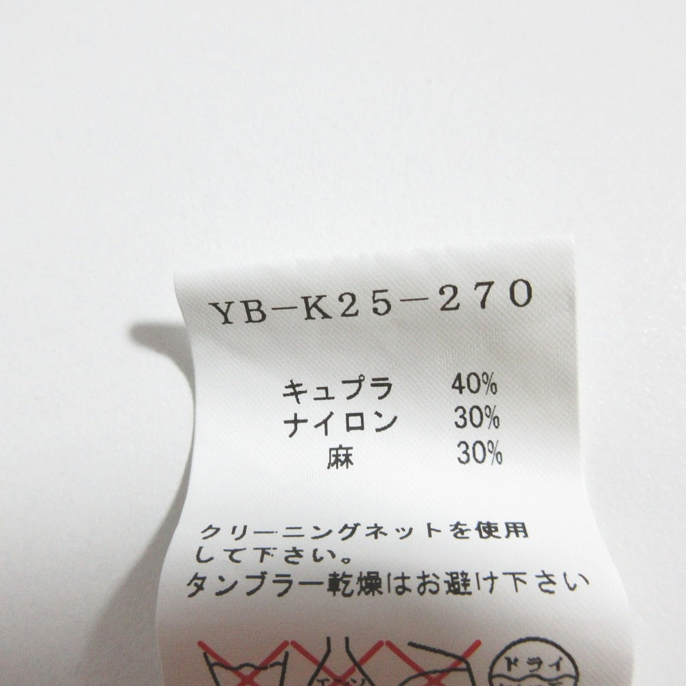 ヨウジヤマモト リネンブレンドロングノースリーブトップス
