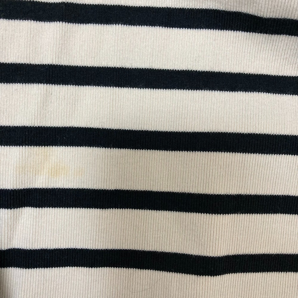 ジルサンダー コットンボーダー半袖Tシャツ