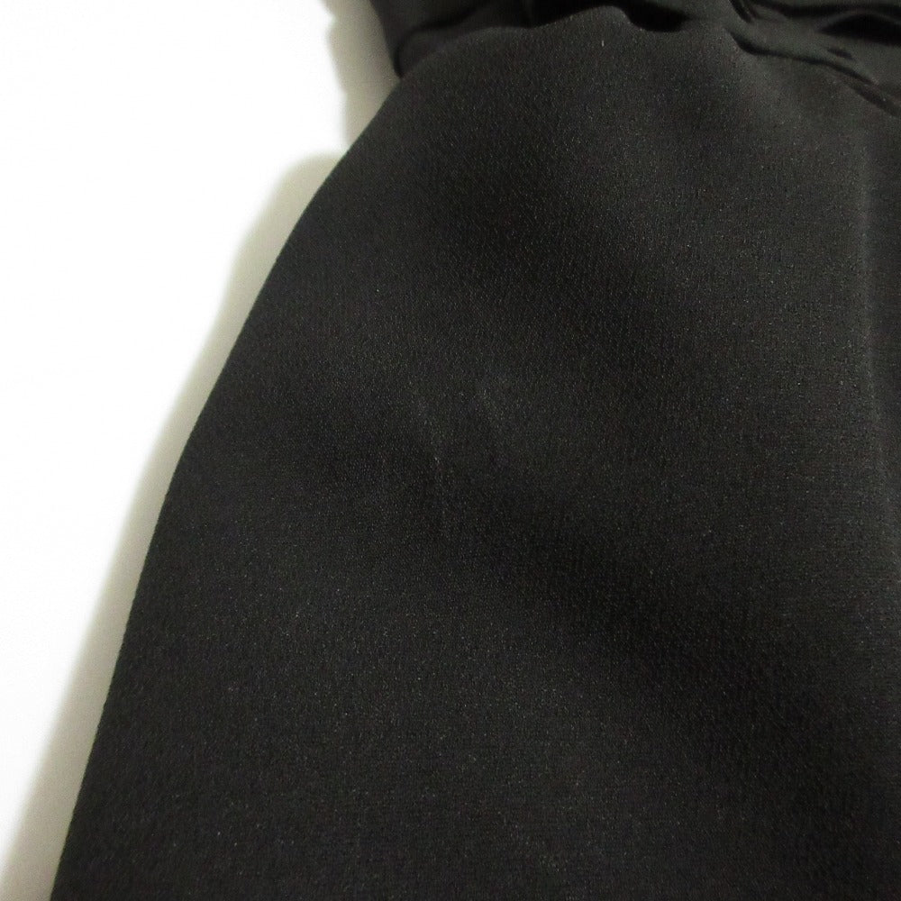 LIBJOIE ギャザー ベルト フレア ロング ドレス