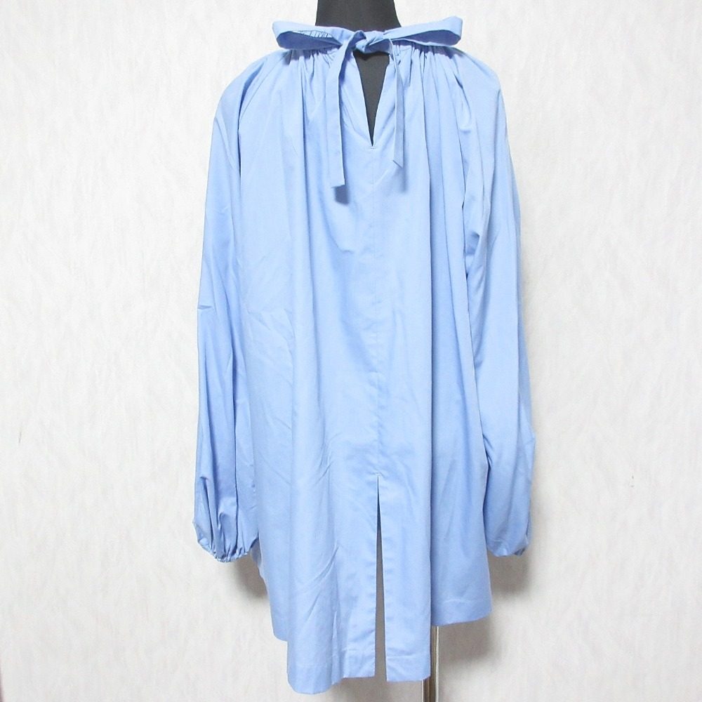 ELE STOLYOF T/C ブロード ギャザード ブラウス