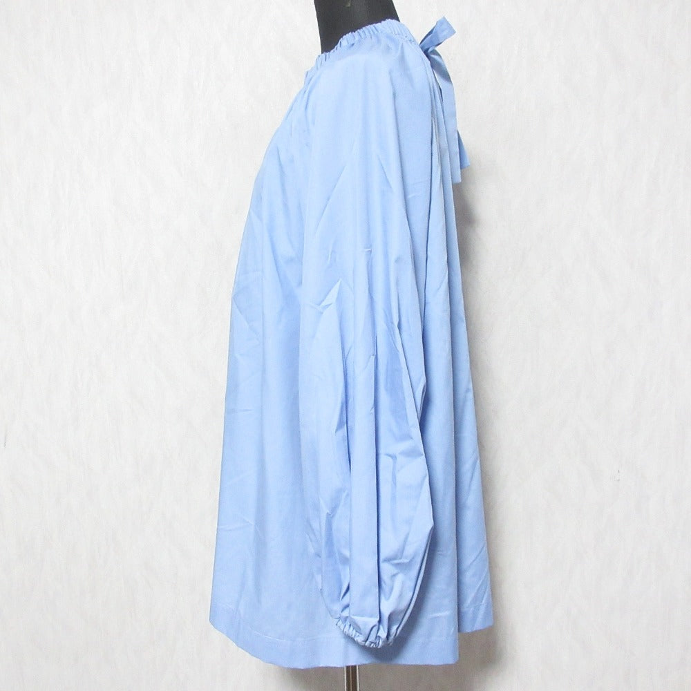 ELE STOLYOF T/C ブロード ギャザード ブラウス