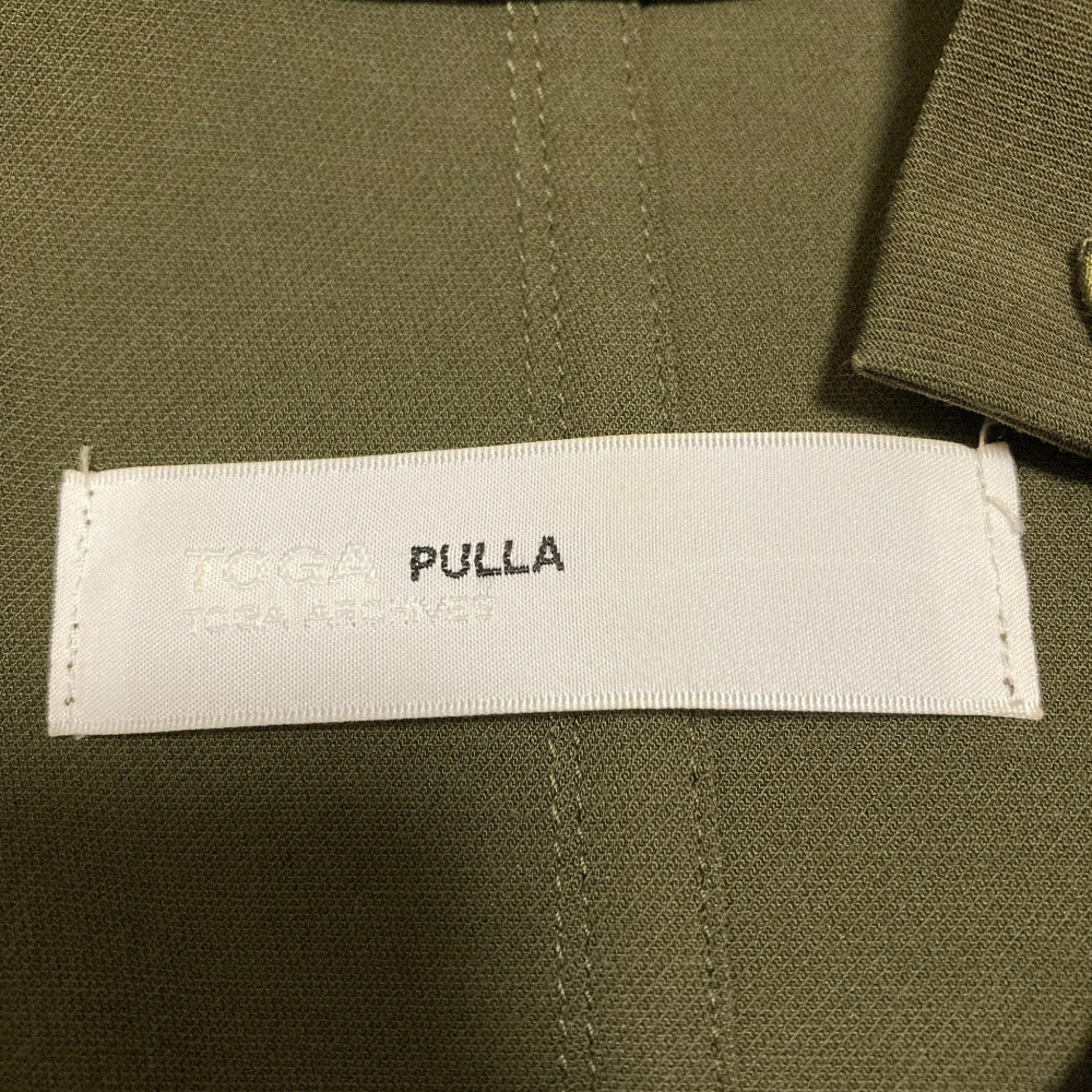 TOGA PULLA ツイル プルオーバー シャツ