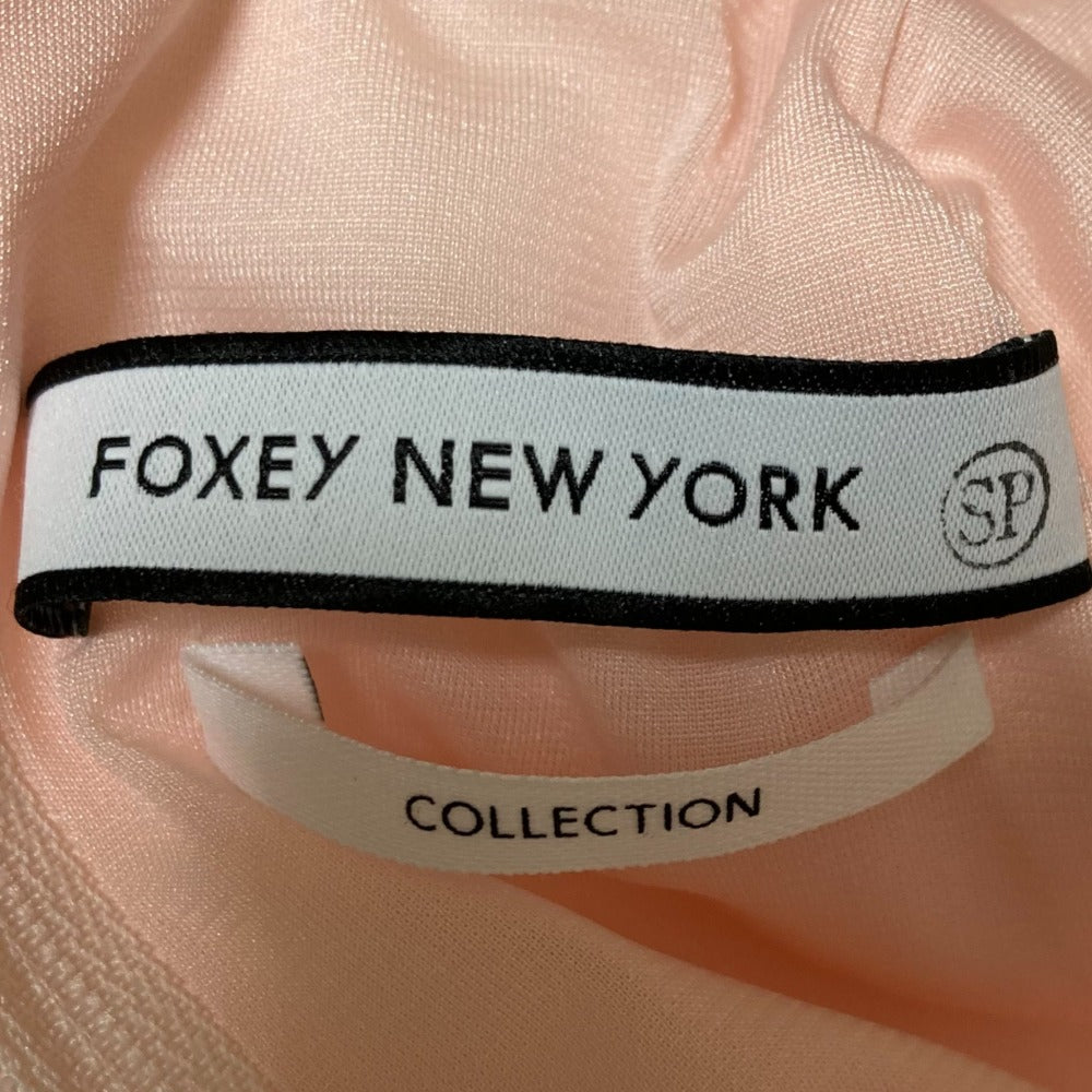 FOXEY NEW YORK COLLECTION クレープ フラウンス ドレス