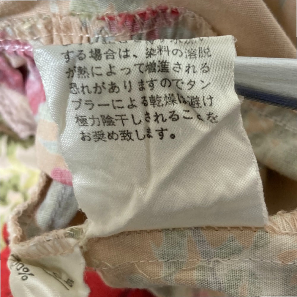 ピンクハウス レースフラワープリントブラウス