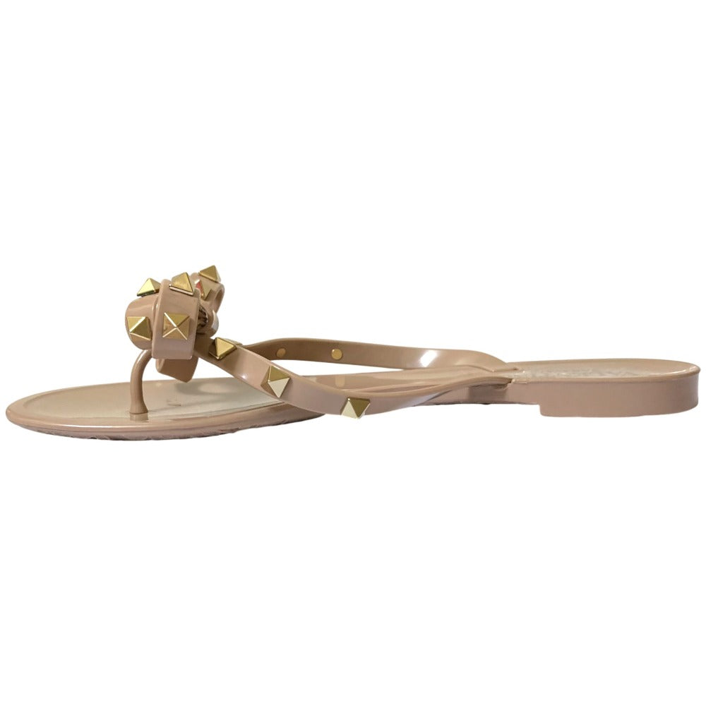 ヴァレンティノ ガラヴァーニ ロックスタッズ ラバー サンダル