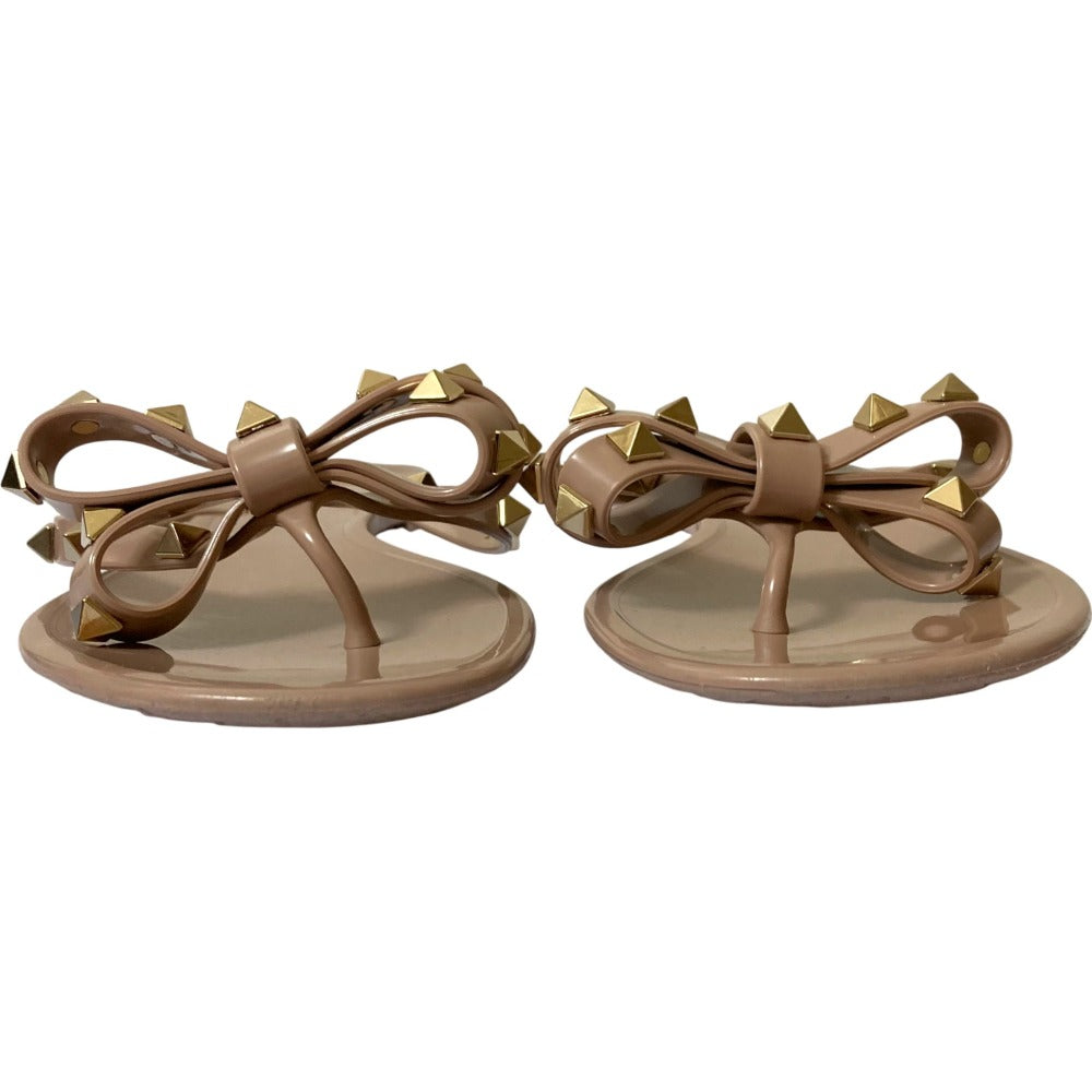 ヴァレンティノ ガラヴァーニ ロックスタッズ ラバー サンダル