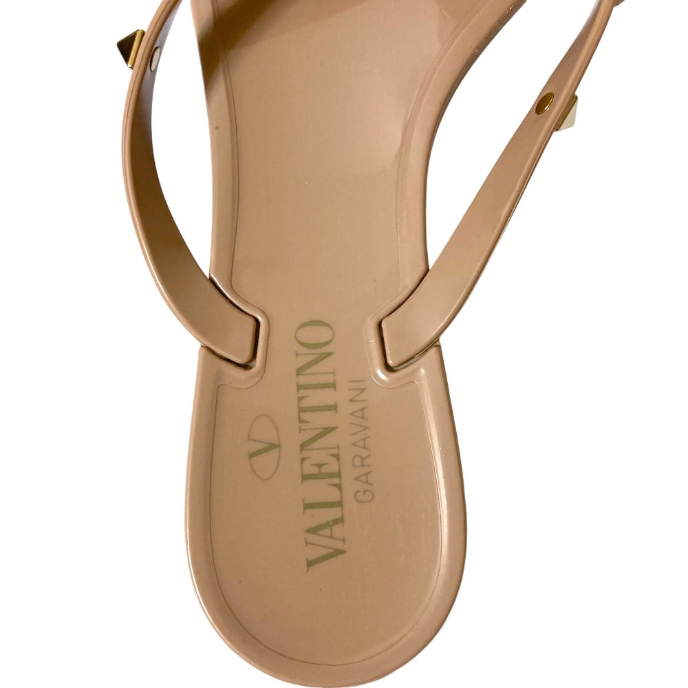 ヴァレンティノ ガラヴァーニ ロックスタッズ ラバー サンダル