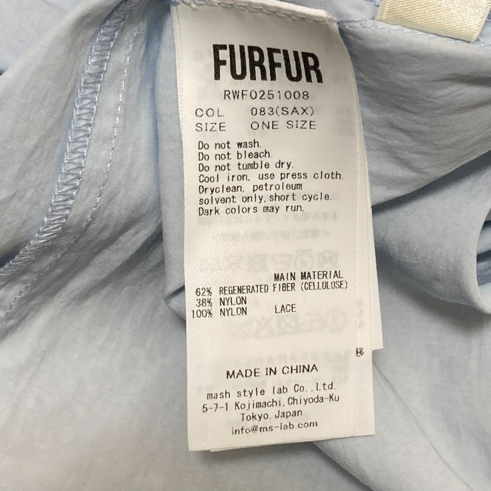 FURFUR コットン レース ドレス