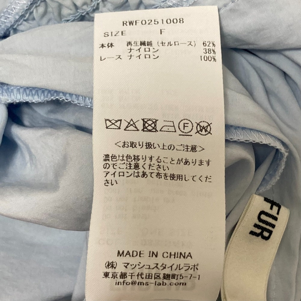 FURFUR コットン レース ドレス