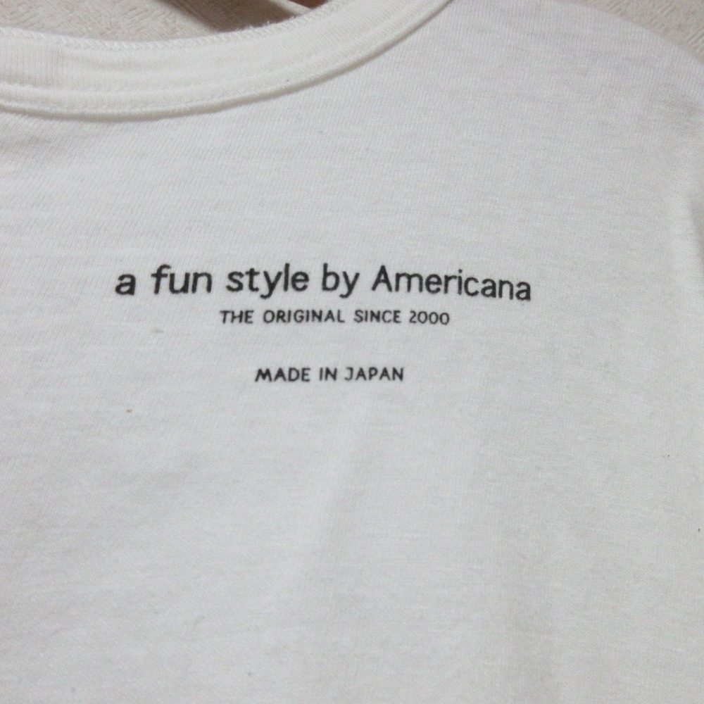 アメリカーナ コットン長袖カットソー