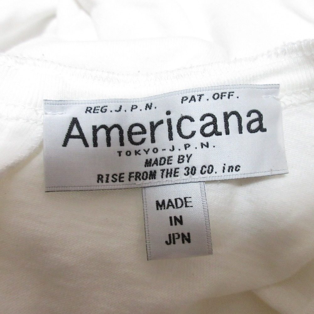 アメリカーナ コットン長袖カットソー