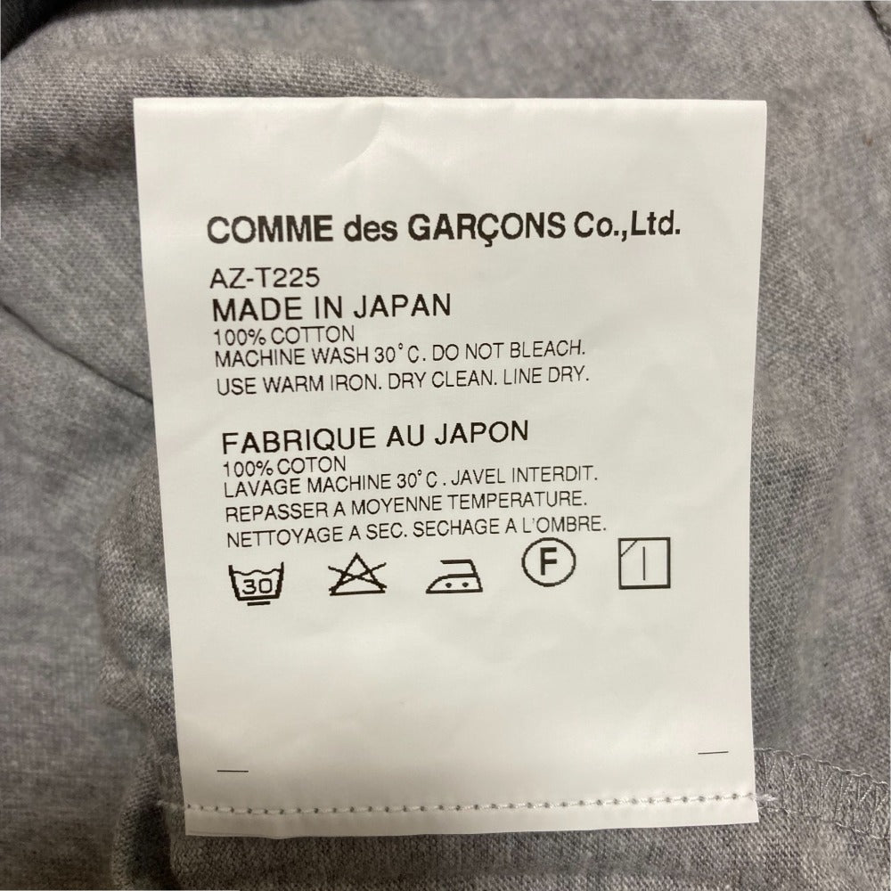 プレイコムデギャルソン ダブルハートワッペン コットン クルーネック半袖Tシャツ