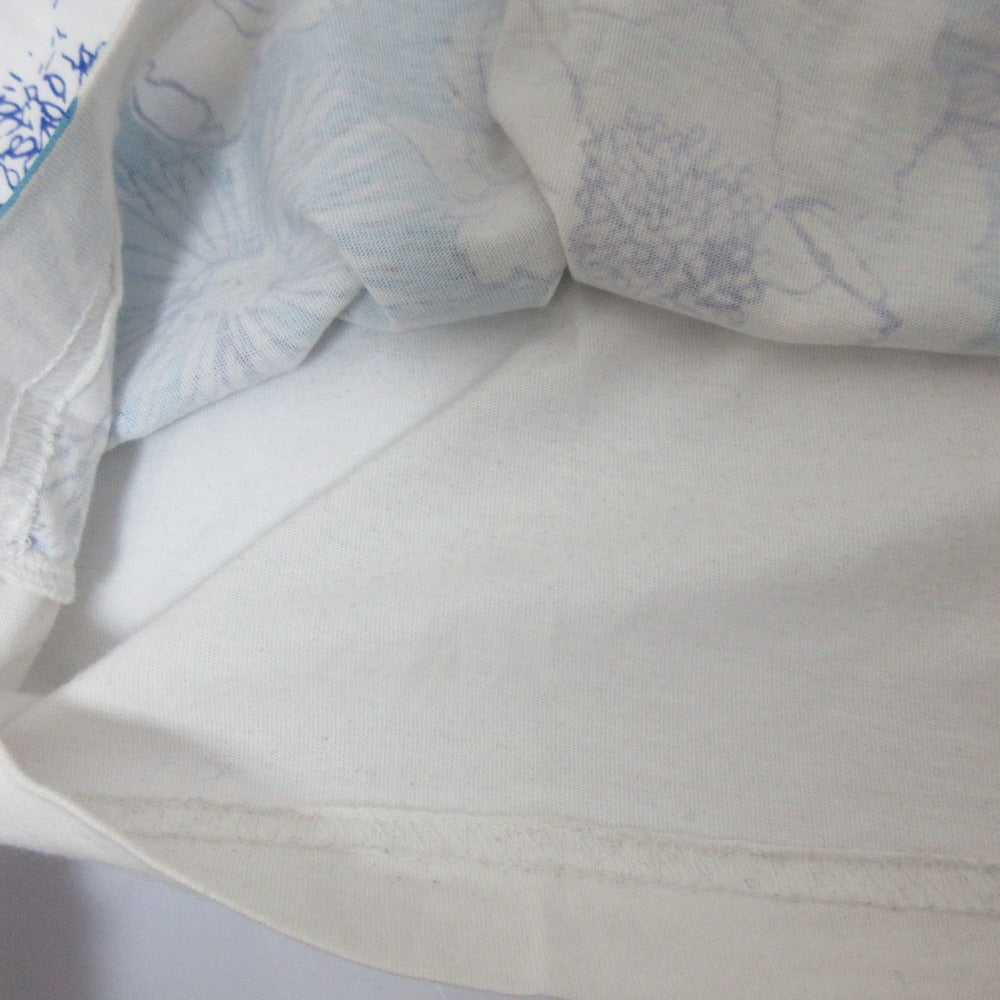 プラダ フラワー プリント パネル クルーネック Tシャツ