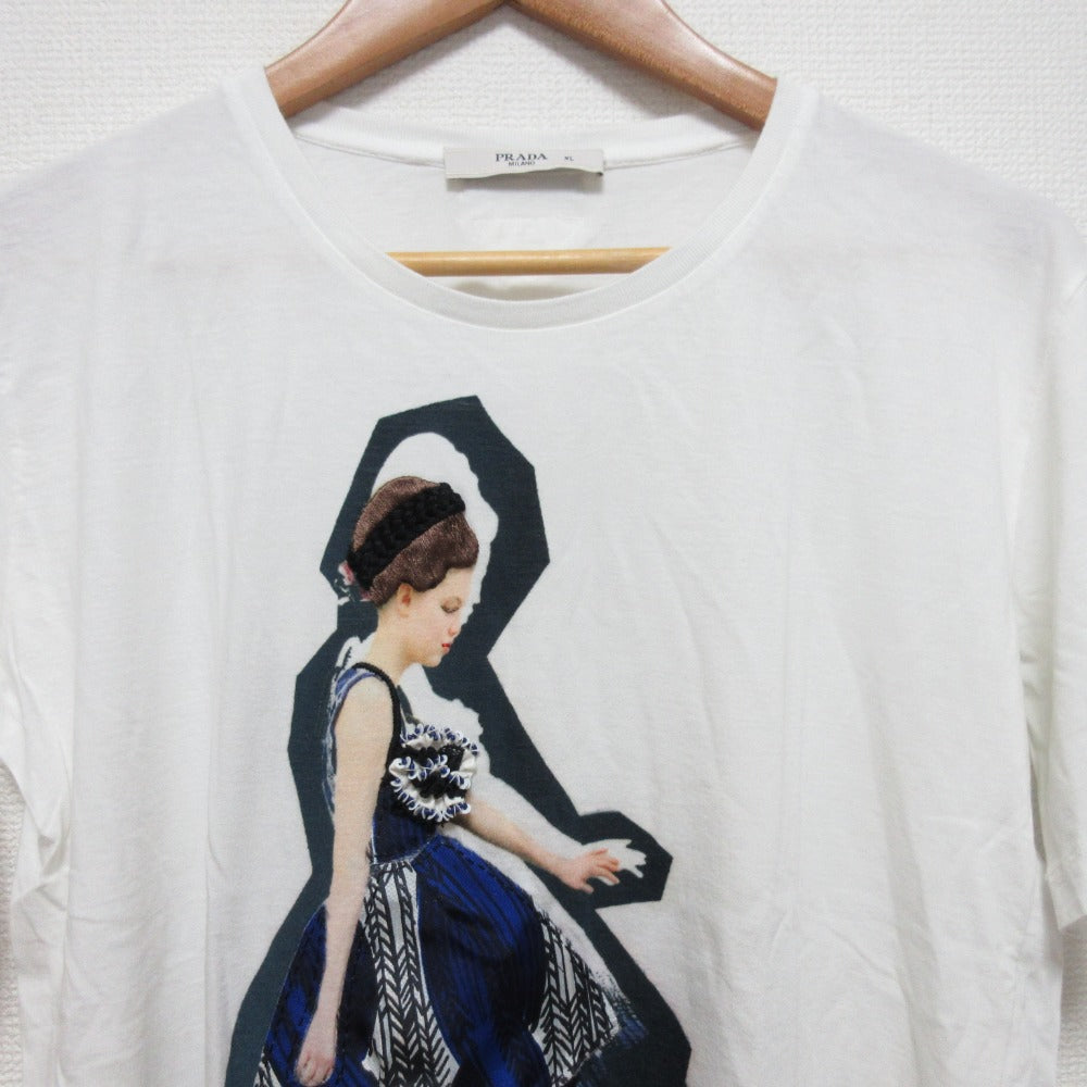 プラダ グラフィック プリント コットン Tシャツ