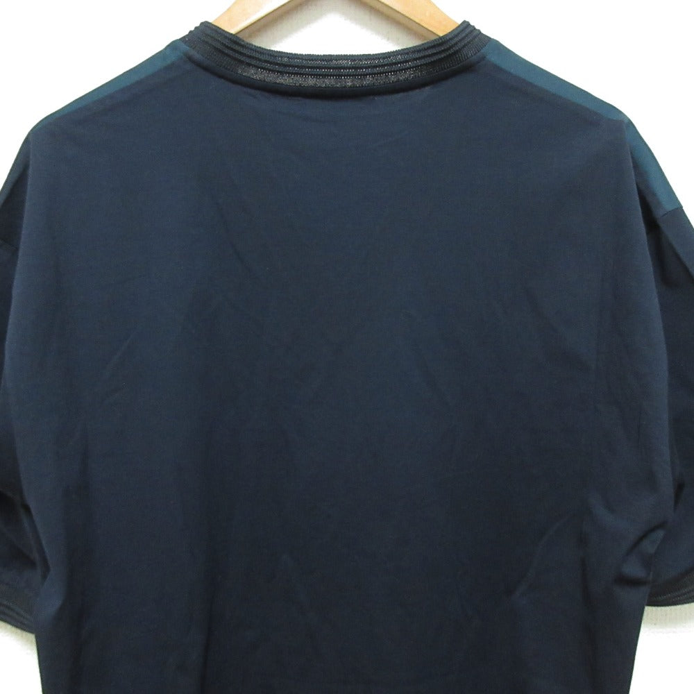 プラダ Vネック バイカラー Tシャツ