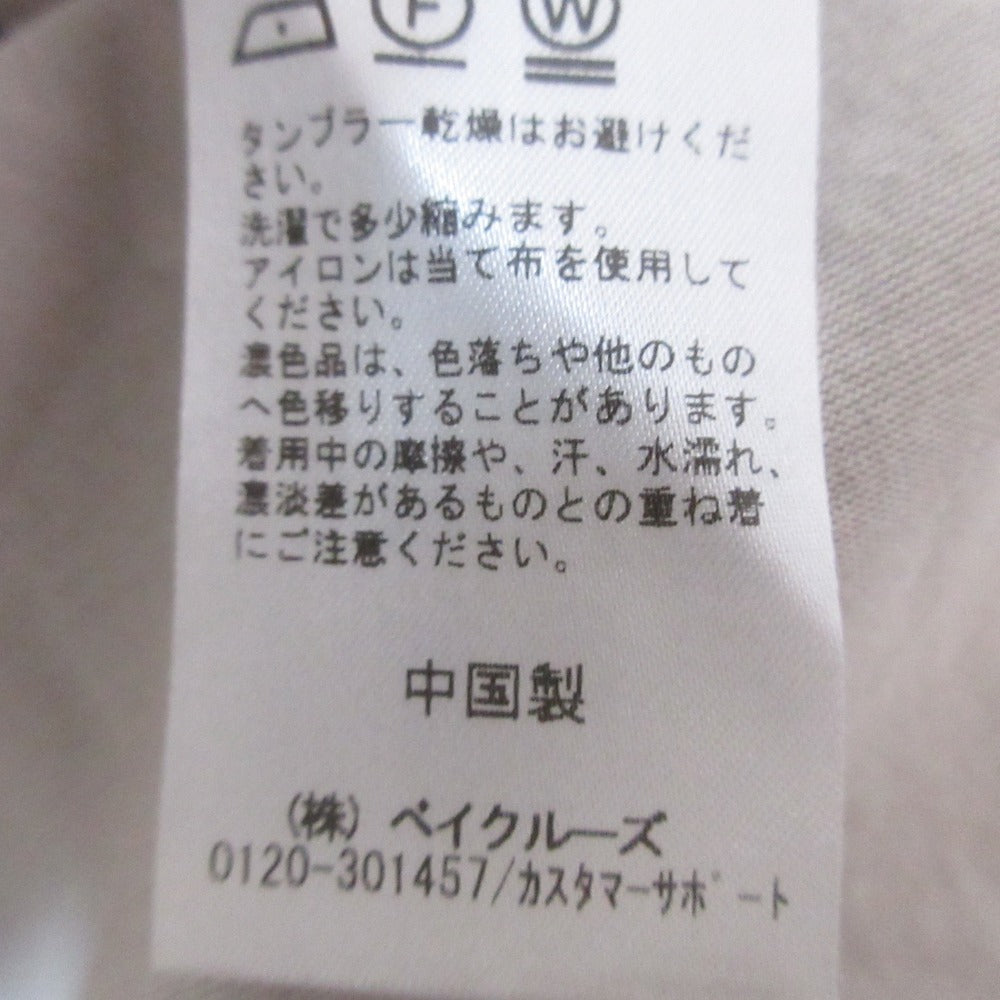 スピックアンドスパン コットンノースリーブプルオーバー