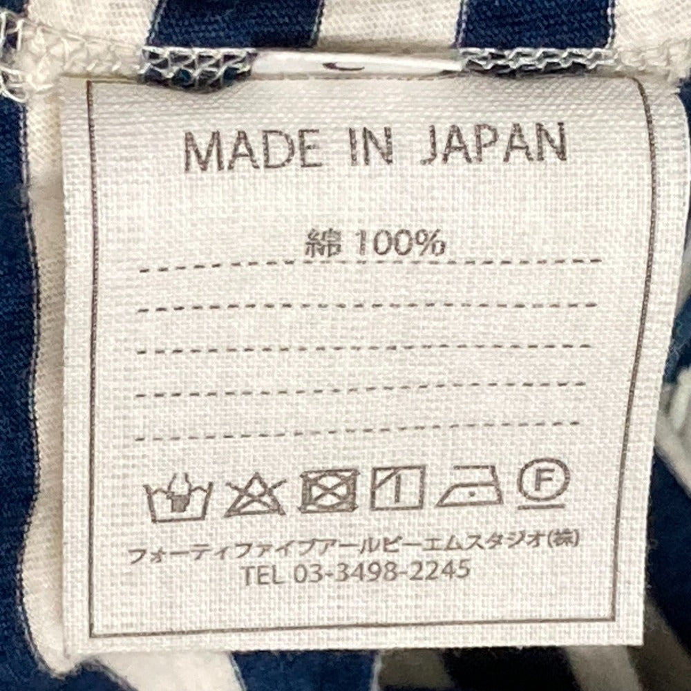 フォーティファイブアール ボーダーカットソー