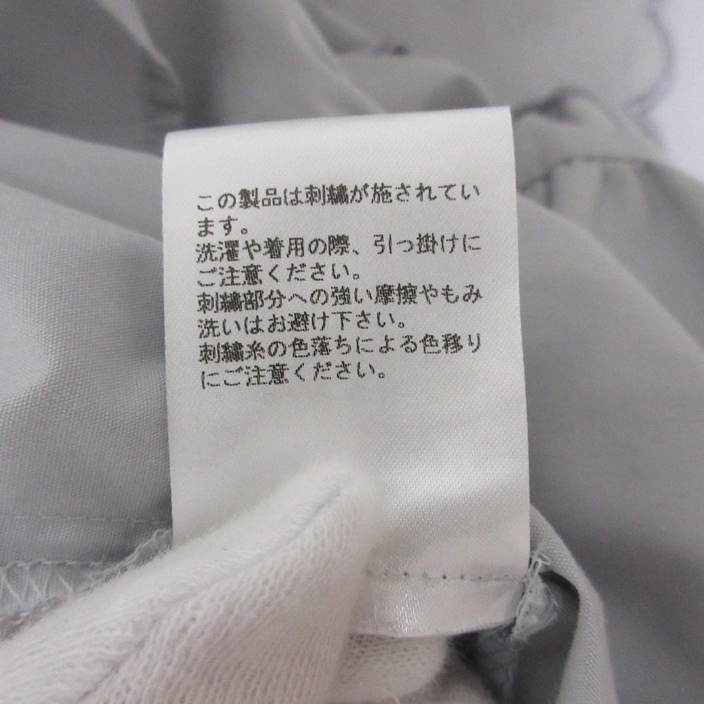 ヨリ スカラップカラーティアードブラウス