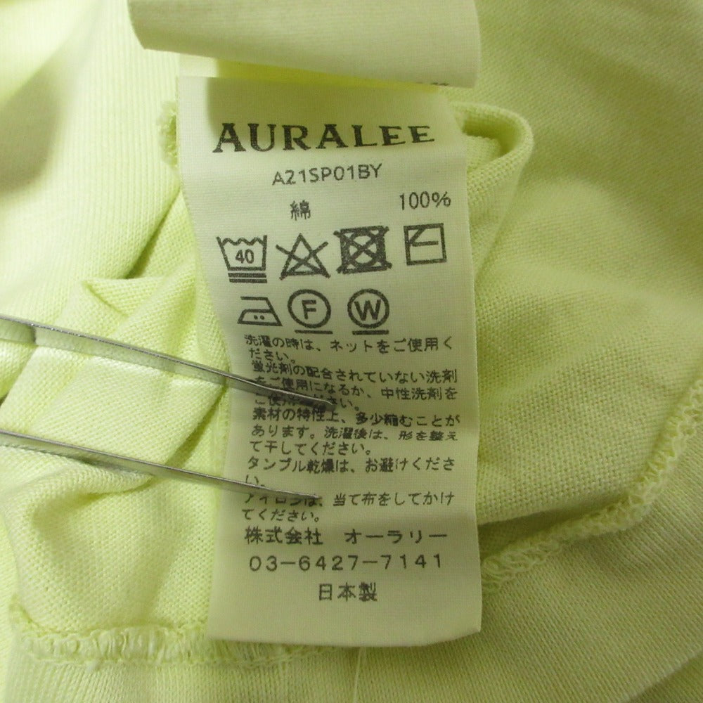AURALEE ラスター プレーティング L/S TEE