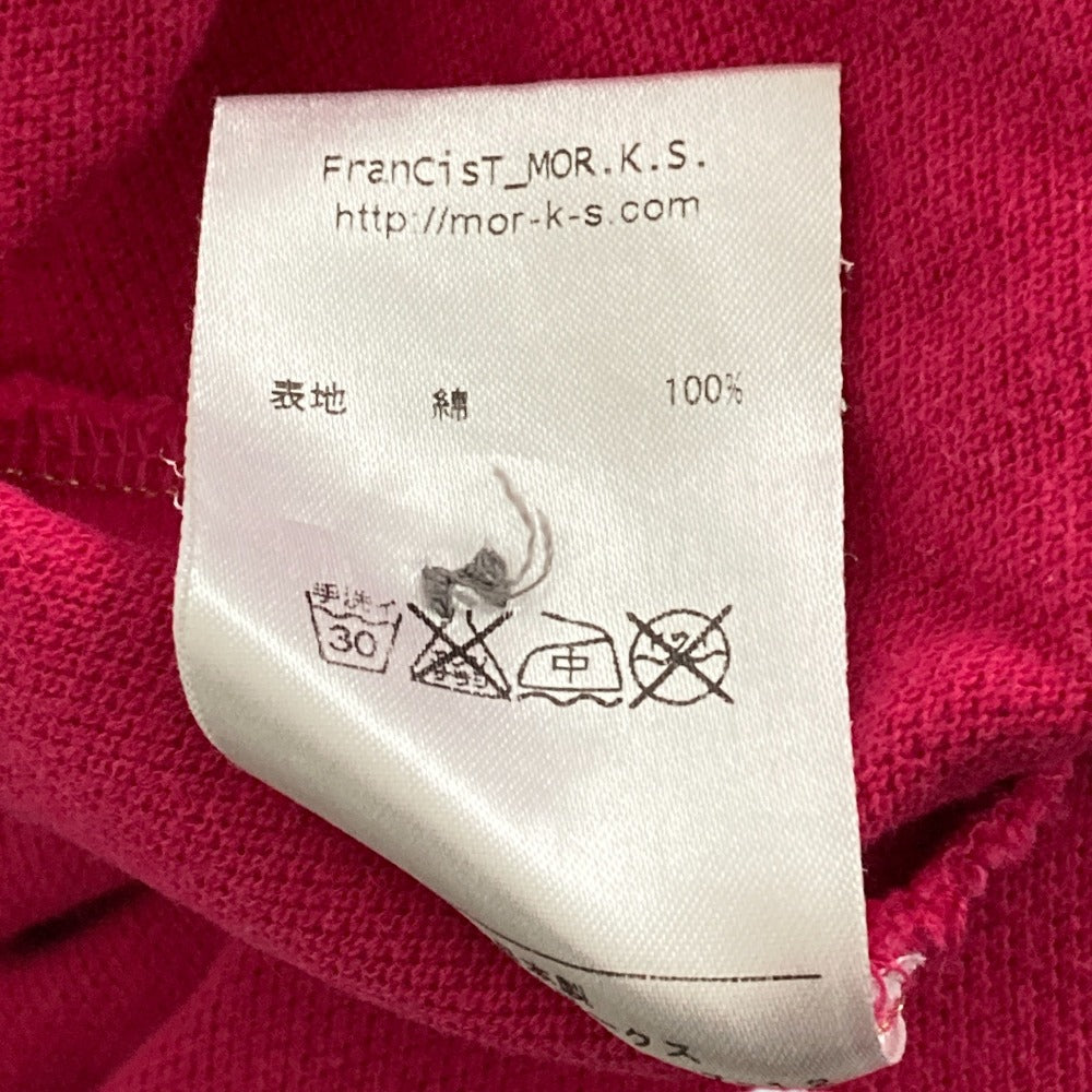 フランシストモークス ラインストーンショートスリーブポロシャツ