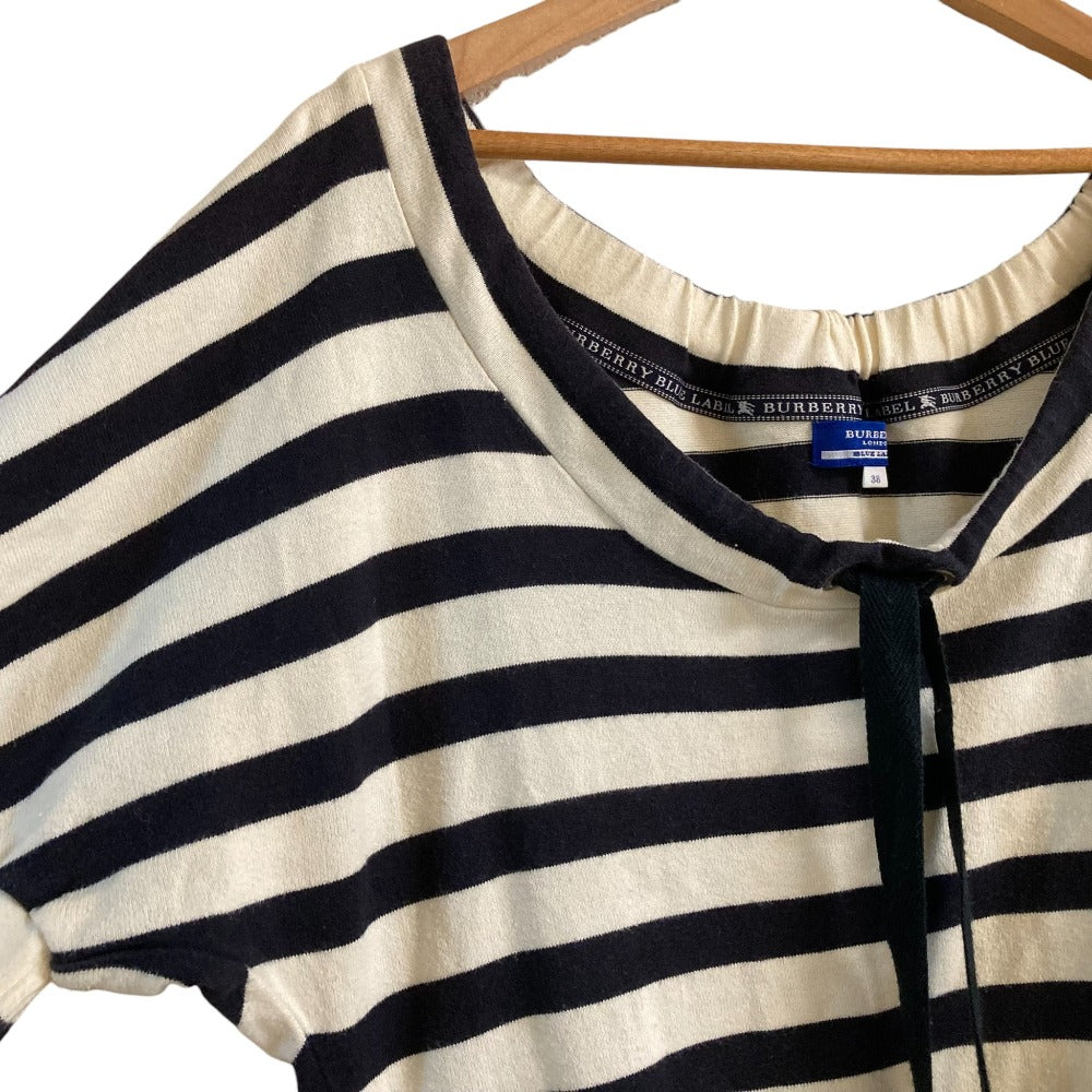 バーバリー ブルー レーベル ボーダー チュニック ドレス