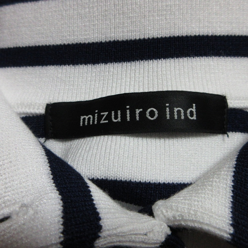 mizuiro ind ハイ ネック ニット カーディガン