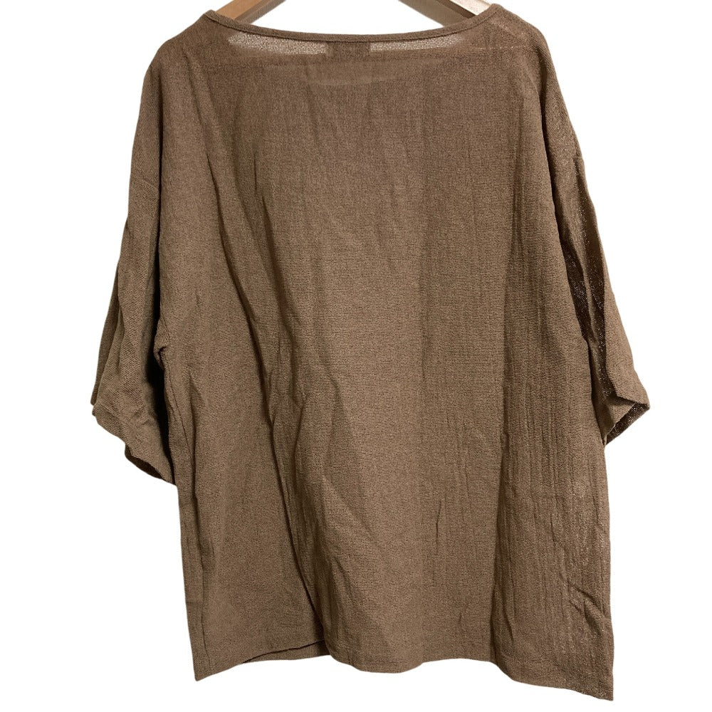 L'ESSAGE JOURNAL STANDARD メッシュニットカットソー