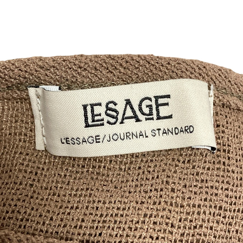 L'ESSAGE JOURNAL STANDARD メッシュニットカットソー