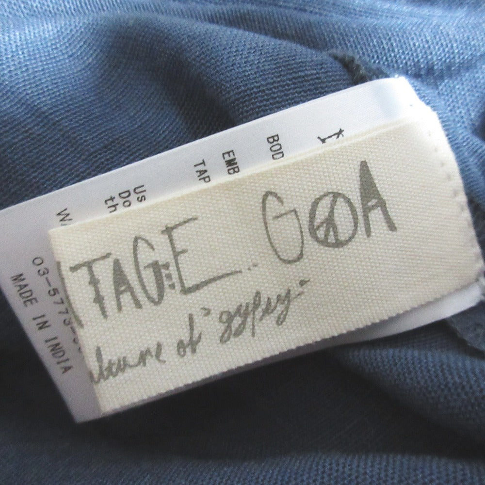 Natural VINTAGE GOA エンブロイダリーリネンブレンドセットアップ