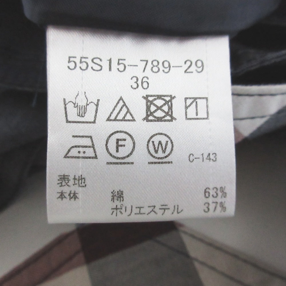 ブルーレーベルクレストブリッジ トレンチスカート コットン スカート