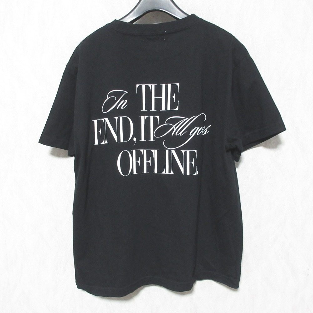 エーピーストゥディオ BTN OFFLINE コットンTシャツ