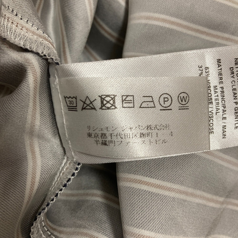 シーバイクロエ ストライプシルクブラウス