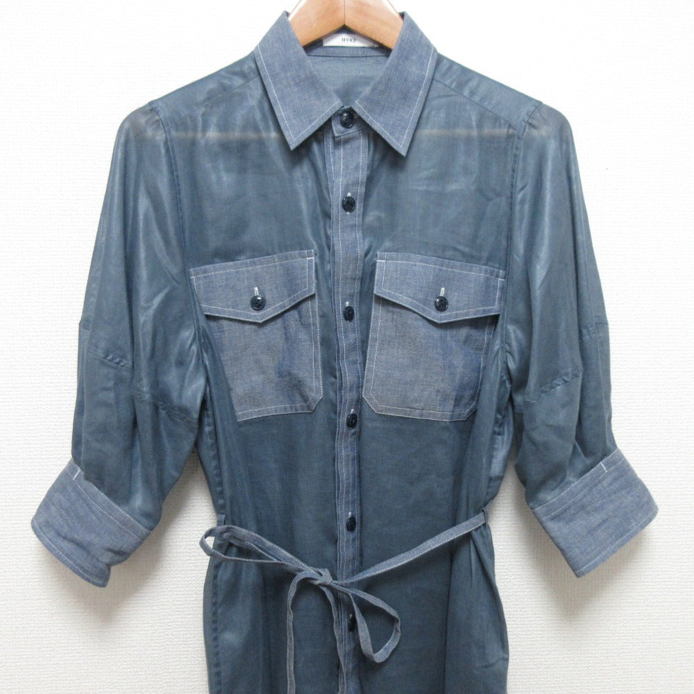 ハイク SHEER シャンブレー ワンピース