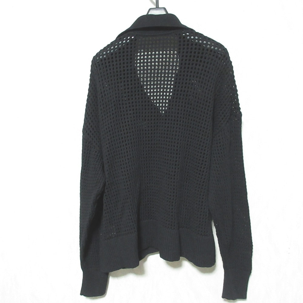 ダイアグラム メッシュ Vネック ニット トップ