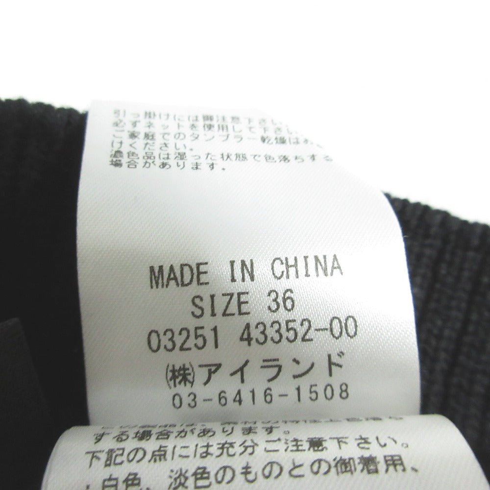 ダイアグラム メッシュ Vネック ニット トップ