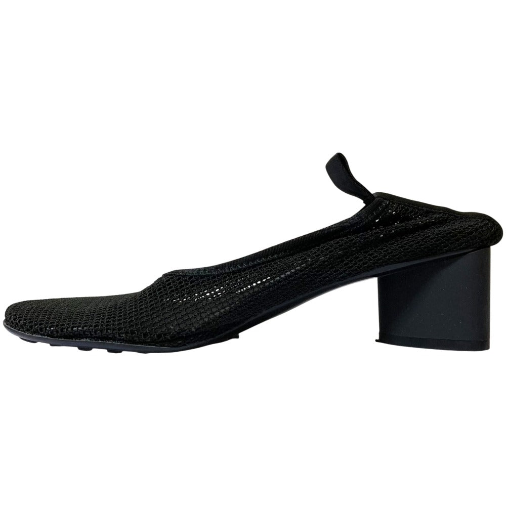 ボッテガ ヴェネタ メッシュ チャンキー ヒール パンプス