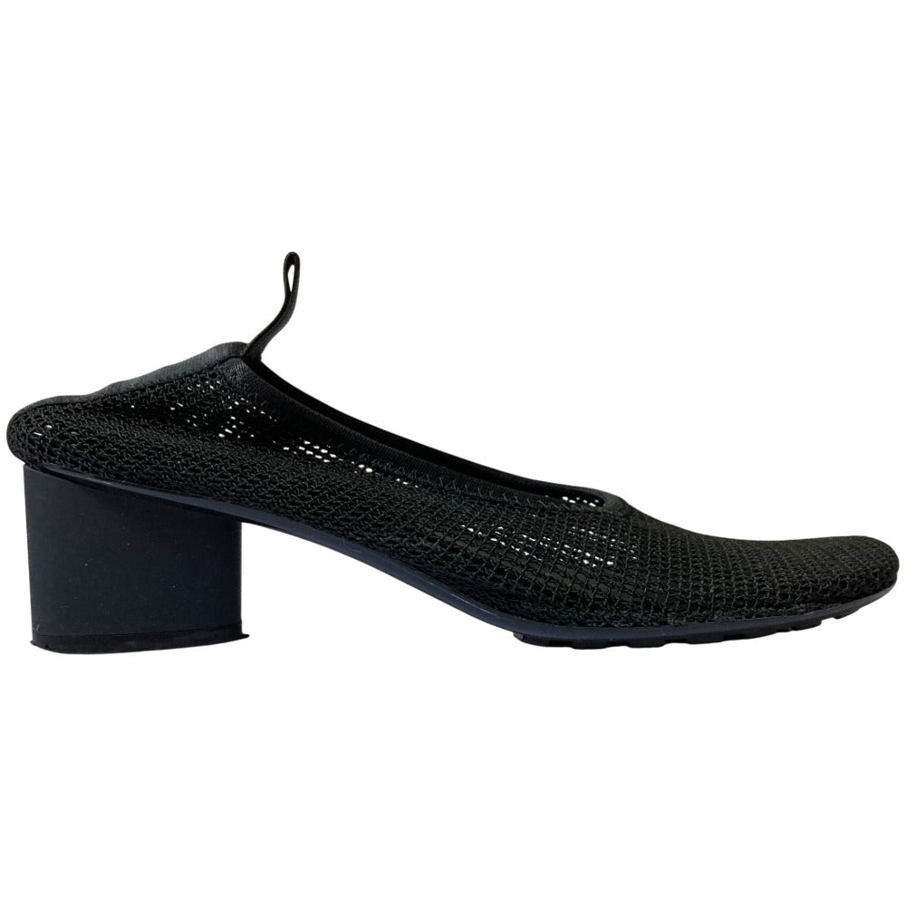 ボッテガ ヴェネタ メッシュ チャンキー ヒール パンプス