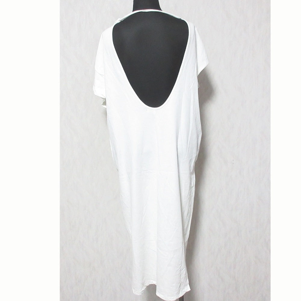 シー アシンメトリーTシャツワンピース