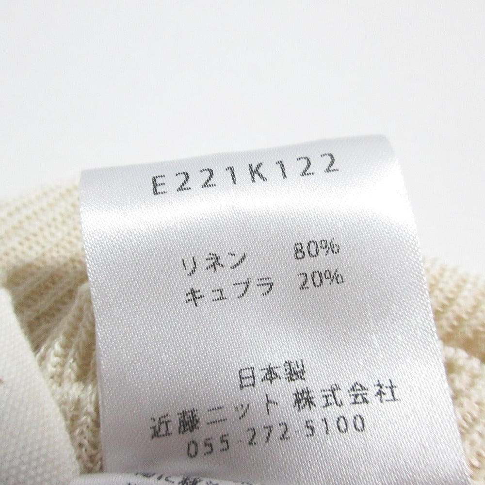 evam eva linen cupro ニットワンピース