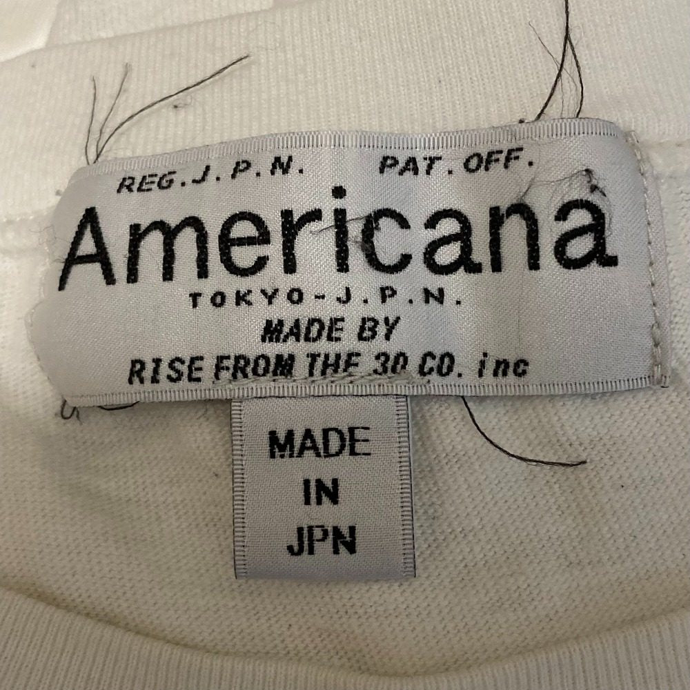 アメリカーナ コットンノースリーブカットソー