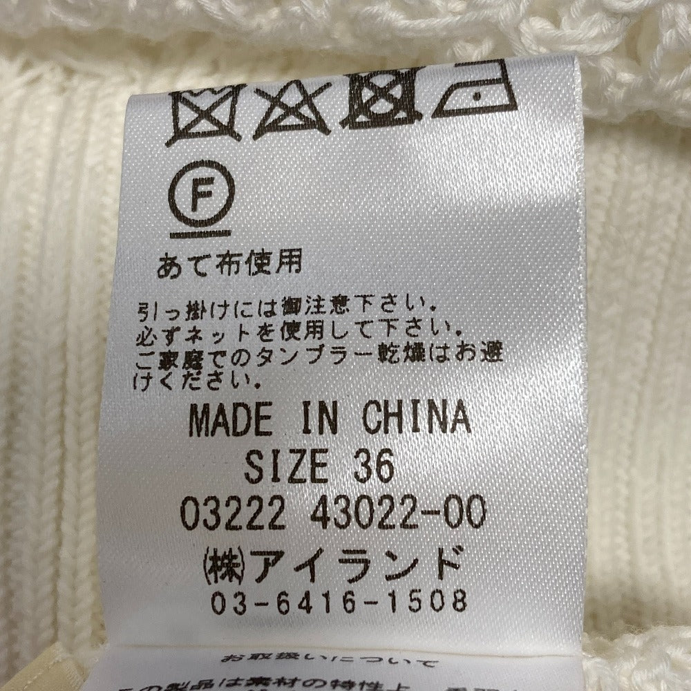 ダイアグラム Vネックルーズウールセーター