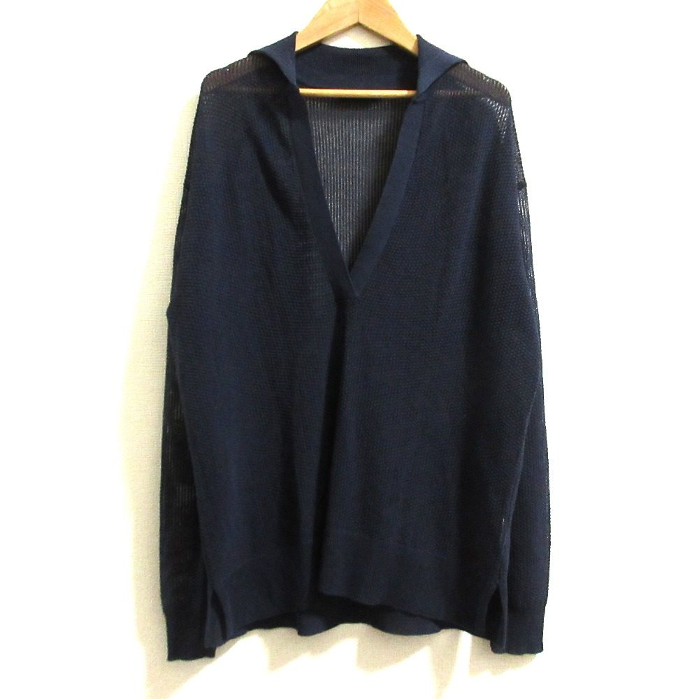 アルアバイル シアーカノコスキッパーネック プルオーバーニット