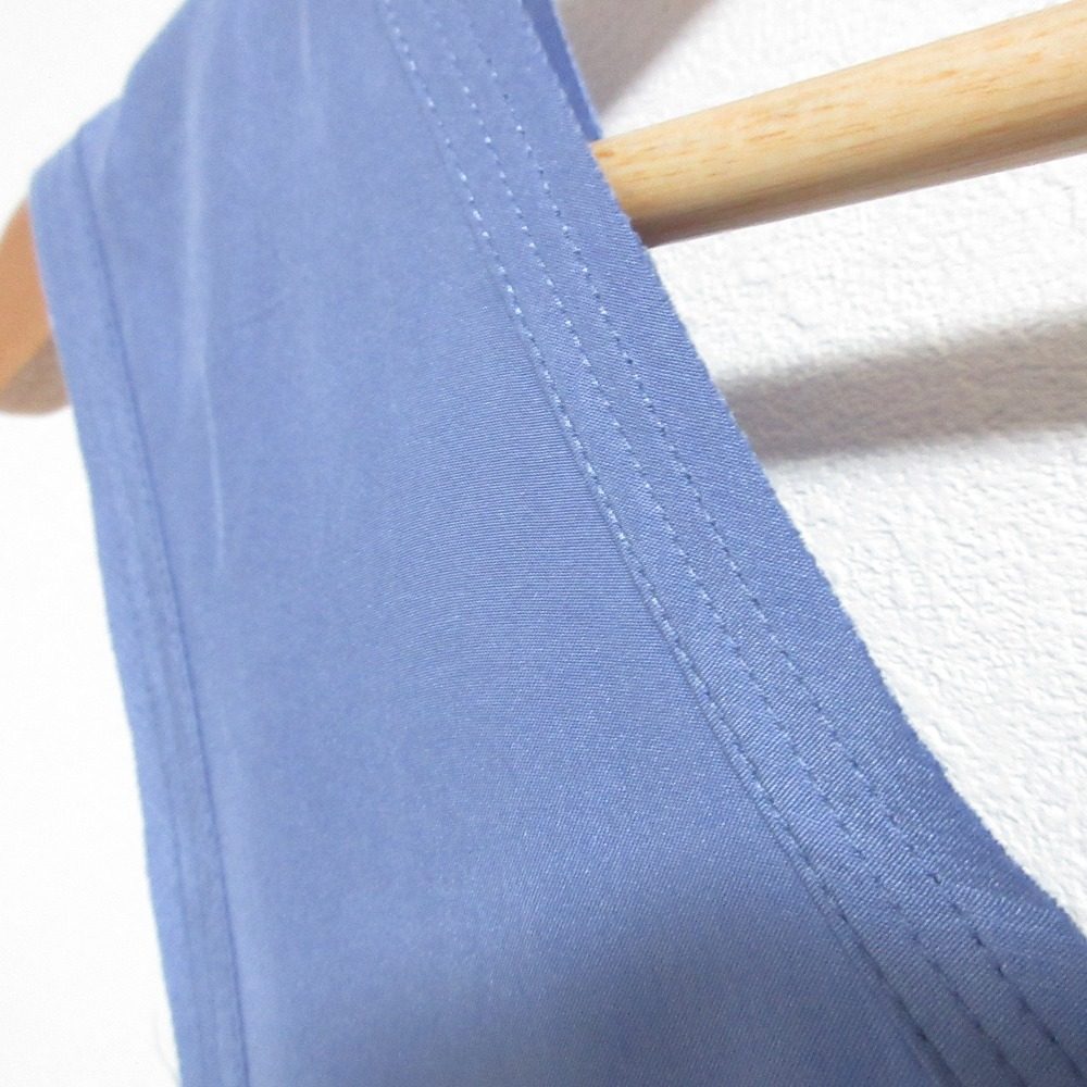 サロンアダムエロペ GENTLE SILK ノースリーブワンピース シルク ワンピース