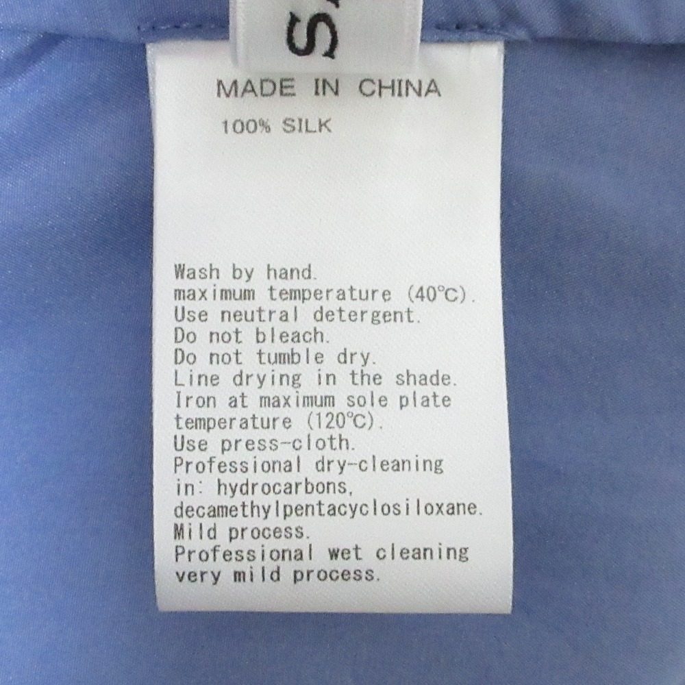 サロンアダムエロペ GENTLE SILK ノースリーブワンピース シルク ワンピース