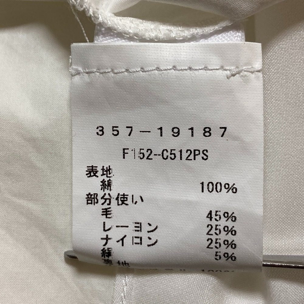 デレクラム テンクロスビー パールボタンレイヤードシャツワンピース